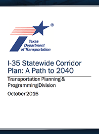 I-35 Statewide Corridor Plan: A Path to 2040