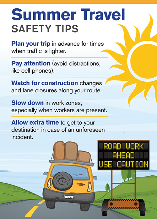 Summer Travel Safety Tips, Updates from I35 Waco District Team